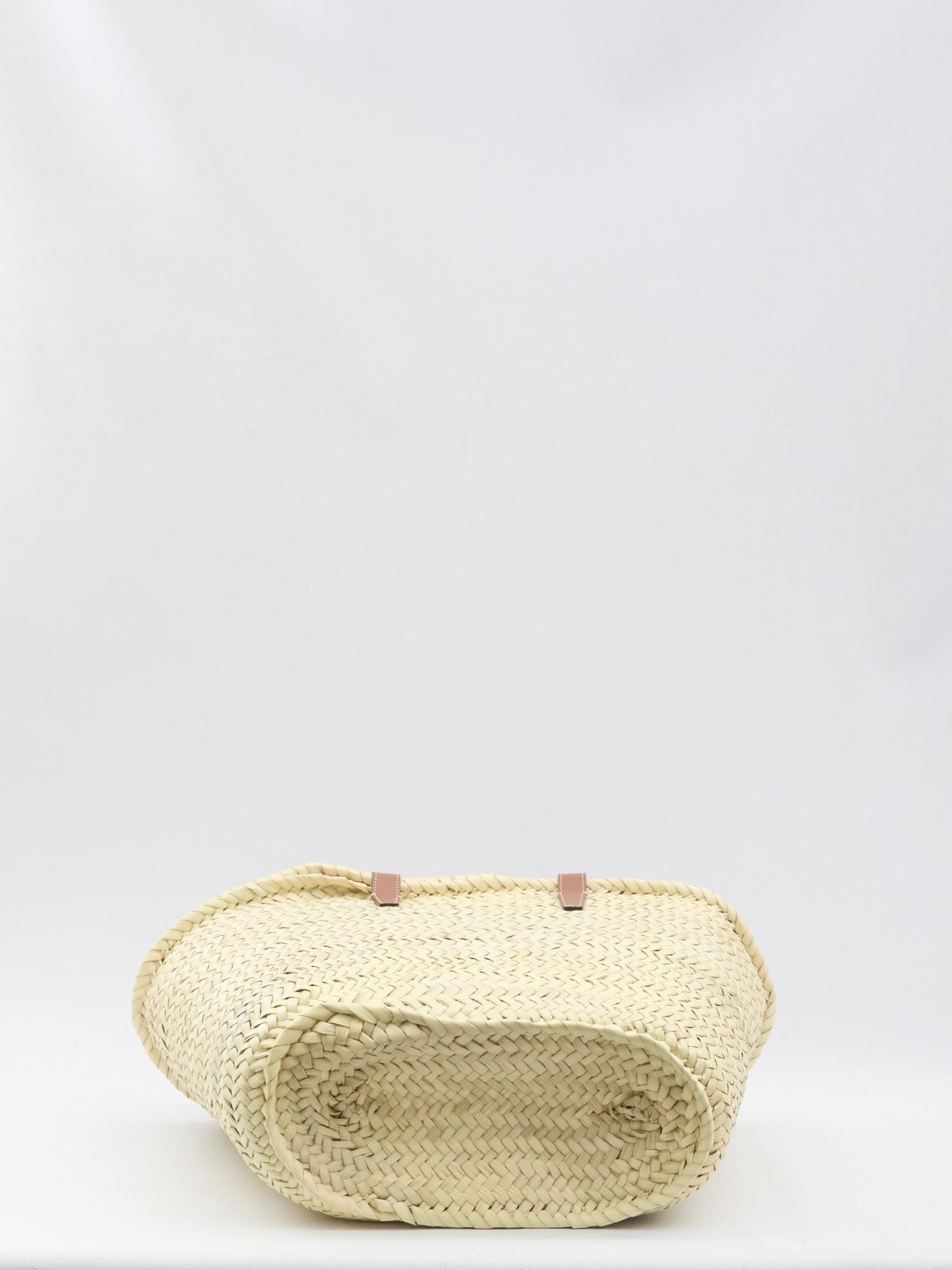CELINE Tan Canvas Leather Trim Shoulder Bag
