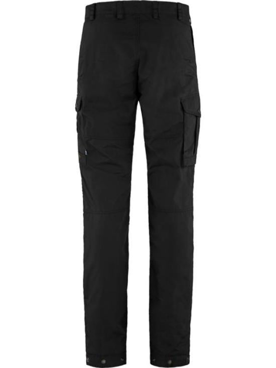 Fjallraven Black Straight Classic Pants for Women 86701 550