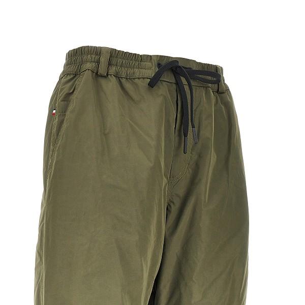 Moncler Black Cotton Cargo Pants for Men