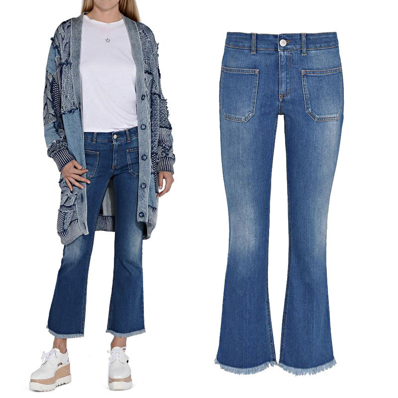 Stella McCartney Women's Bootcut Denim Jeans 405523 SGH04 4003