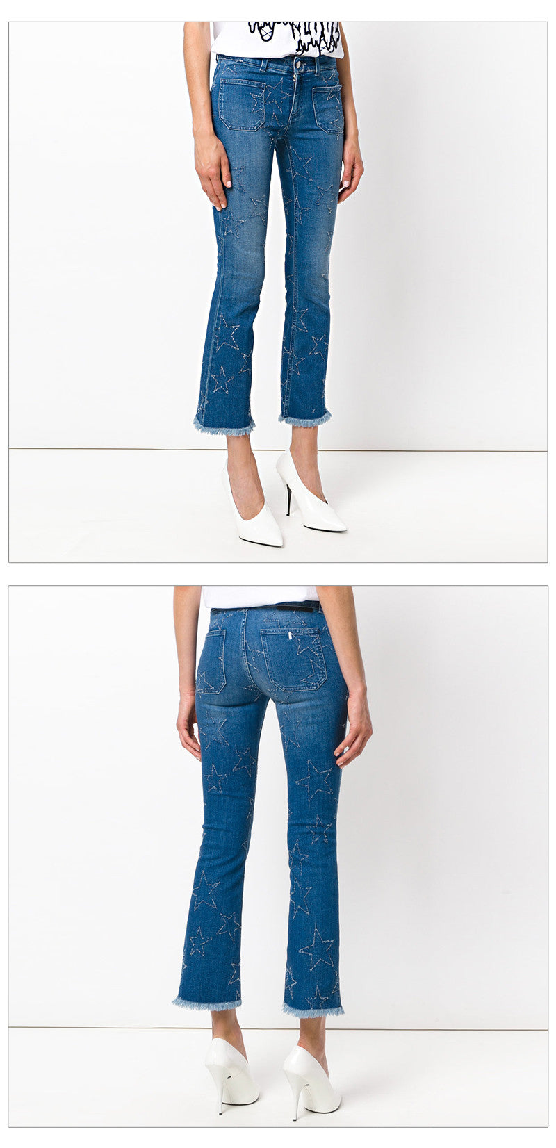 Stella McCartney Women's Skinny Kick Denim Jeans 475511 4003