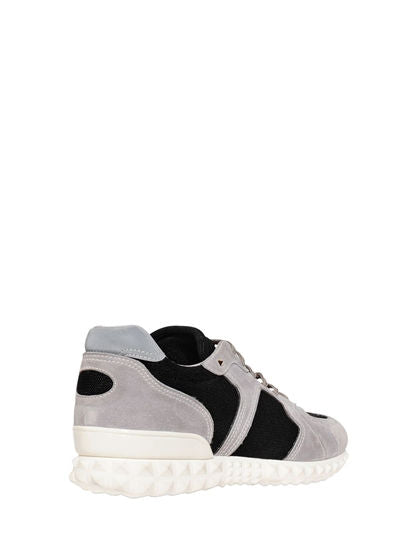 VALENTINO Soul AM Mesh Suede Low-Top Sneakers