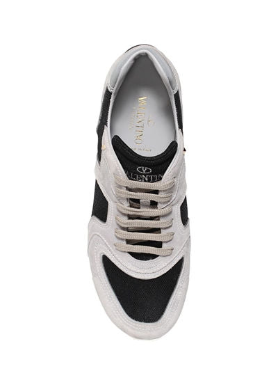 VALENTINO Soul AM Mesh Suede Low-Top Sneakers