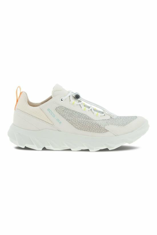 ecco Leather Low-Top Sneakers for Men 82026360330 WHITE CONCRETE DOM