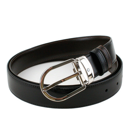 Montblanc Classic Line Palladium Pin Buckle Belt