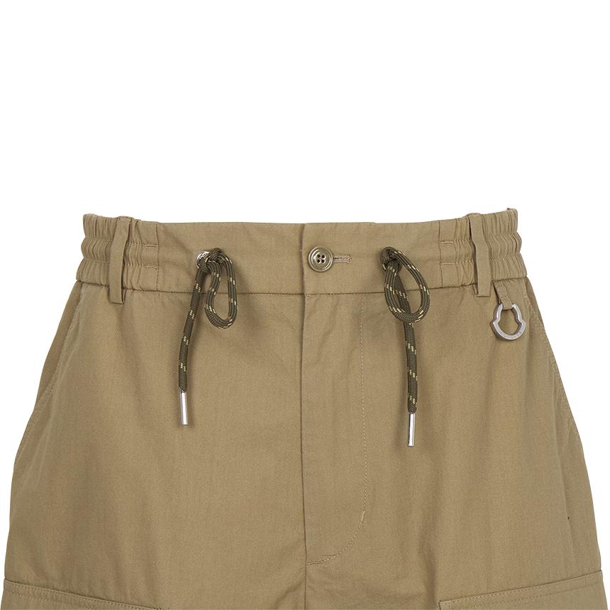 Moncler Men’s Cargo Shorts Navy Cotton Ripstop Shorts