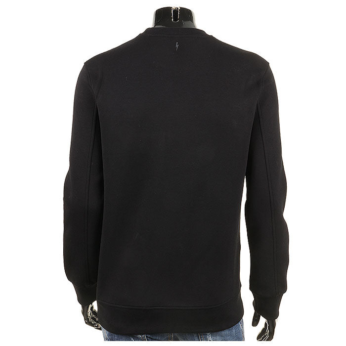 Neil Barrett Men's Neoprene Crewneck Sweatshirt BJS312S F506P 524