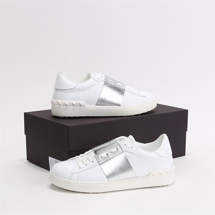 VALENTINO Men's Silver Hidden Low-Top Sneakers PY2S0830 FLR 857