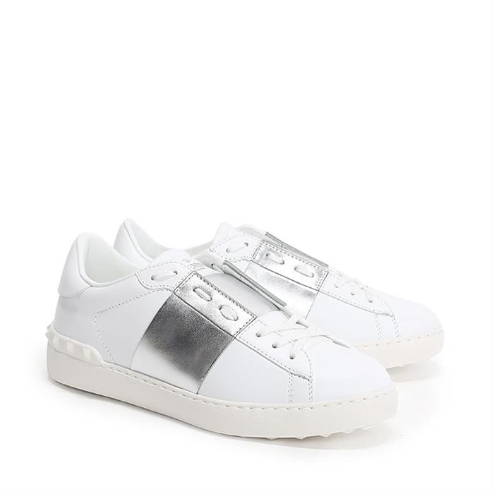 VALENTINO Men's Silver Hidden Low-Top Sneakers PY2S0830 FLR 857