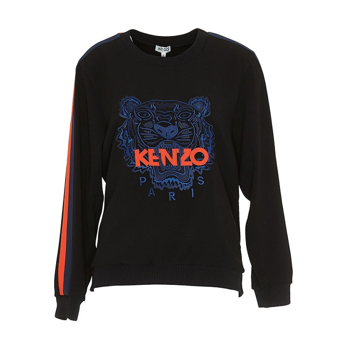 KENZO Women's Tiger Logo Soft Crewneck Sweatshirt F852TO0105AC 99