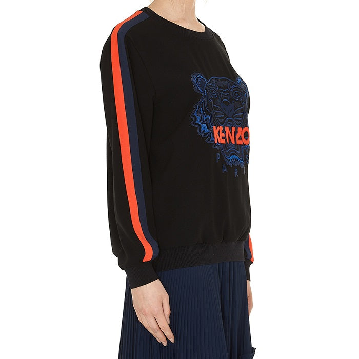KENZO Women's Tiger Logo Soft Crewneck Sweatshirt F852TO0105AC 99