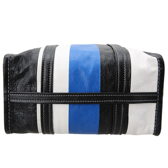 BALENCIAGA Bazar Stripe Tote Bag 443096 DE9BN 6460