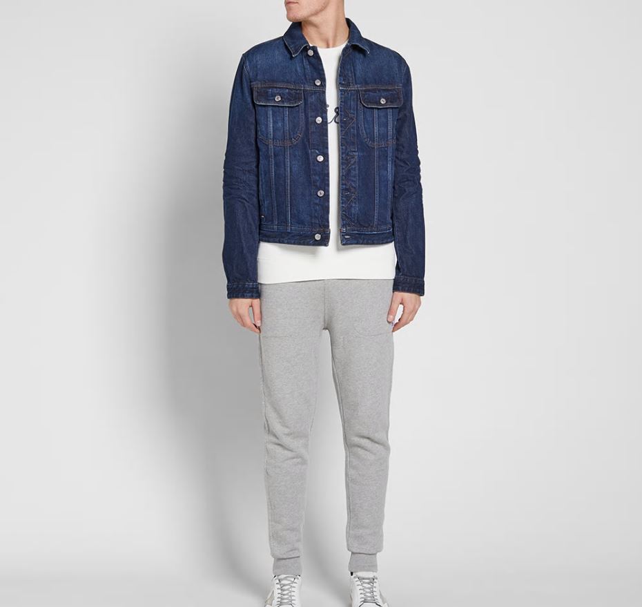 Maison Kitsune Parisien Logo Latte Men's Sweatshirt AM00301AT1503