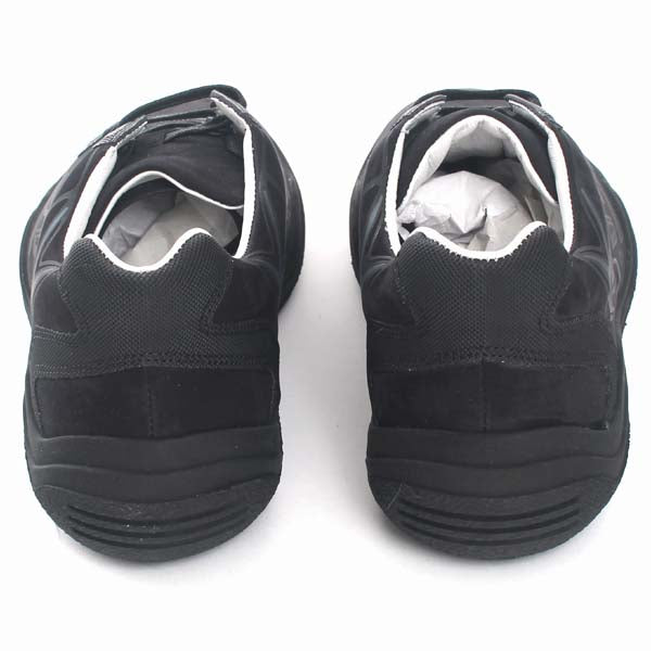 Lanvin Men’s New Trainer Nubuck Black Low-Top Sneakers
