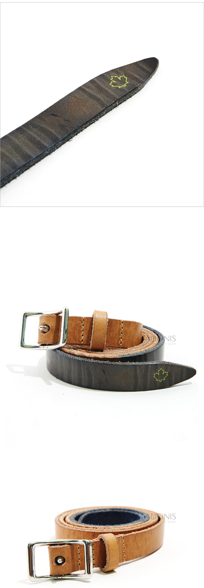 Dsquared2 Men's Two-Tone Skinny Belt BE4032 V251 30