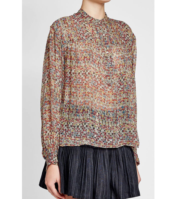Isabel Marant Women's Multicolor Silk Blouse HT1110 18P029E