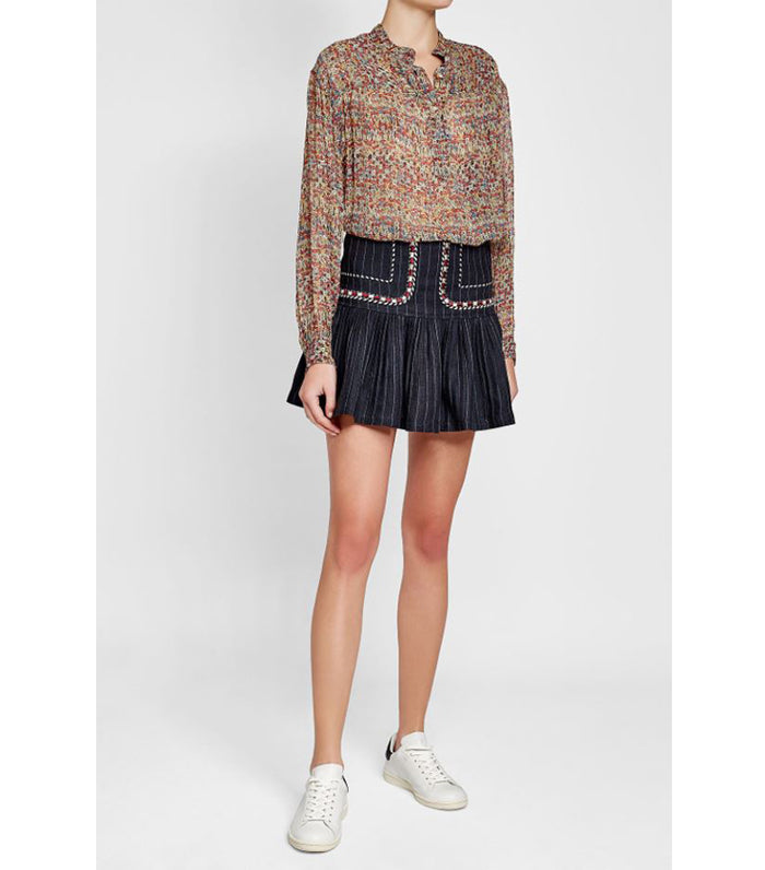 Isabel Marant Women's Multicolor Silk Blouse HT1110 18P029E