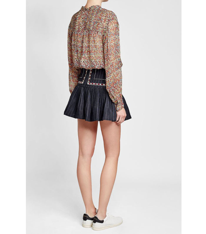 Isabel Marant Women's Multicolor Silk Blouse HT1110 18P029E