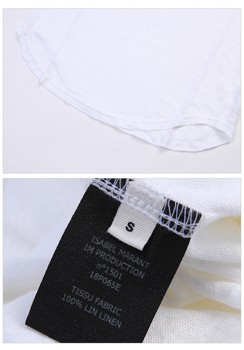 Isabel Marant Women's Graphic T-Shirt 0299 065E 20WH