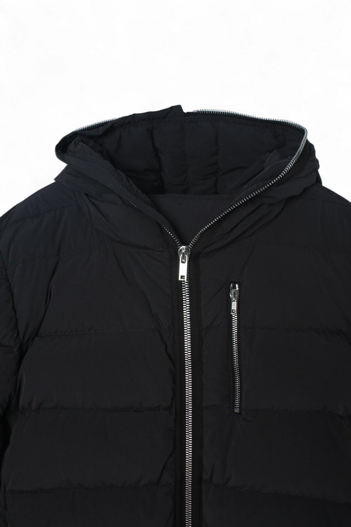 Rick Owens Gimp Goose Down Jacket Black Matte Nylon