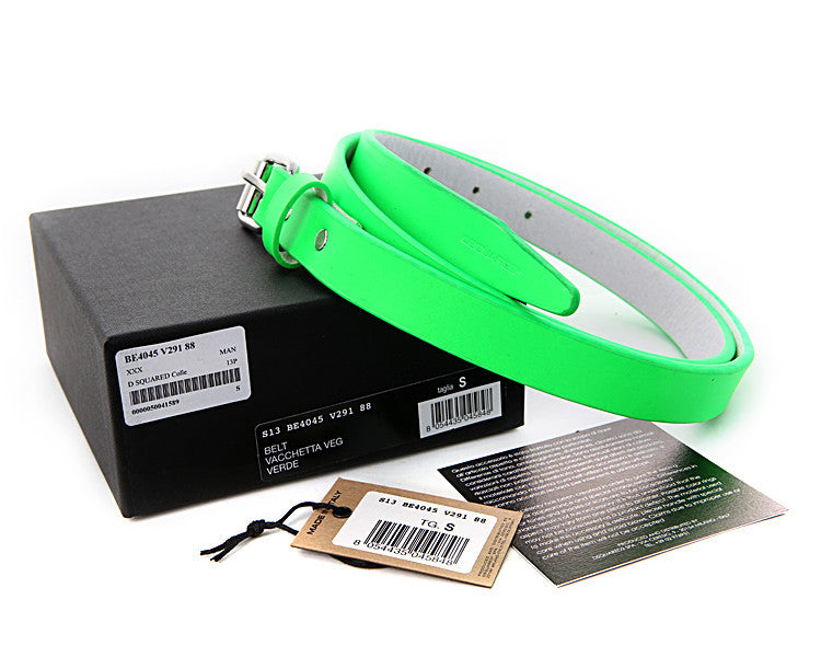 Dsquared2 Adonis Neon Skinny Belt for Men BE4045 V291 88