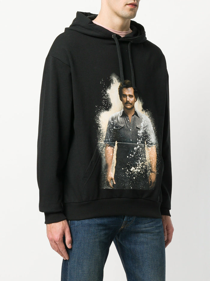 IH NOM UH NIT Pablo Print Men's Pullover Hoodie Black PABLO NUS18463