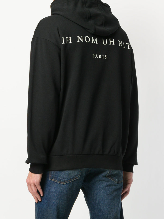 IH NOM UH NIT Pablo Print Men's Pullover Hoodie Black PABLO NUS18463