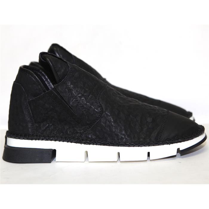 Cinzia Araia Soft Leather High-Top Slip-On Sneakers for Men
