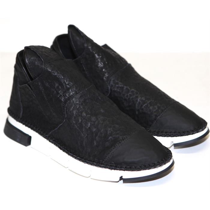 Cinzia Araia Soft Leather High-Top Slip-On Sneakers for Men