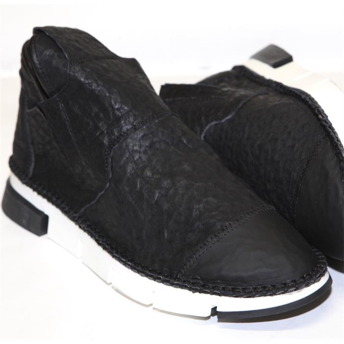 Cinzia Araia Soft Leather High-Top Slip-On Sneakers for Men