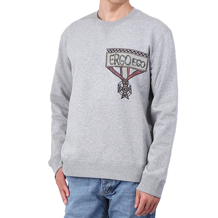 VALENTINO Men's Adonis Military Print Sweatshirt PV3MF08M 080