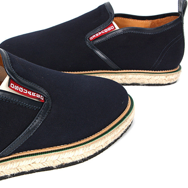 Dsquared2 Fabric Espadrille Boat Shoes Loafers for Men VA101 31