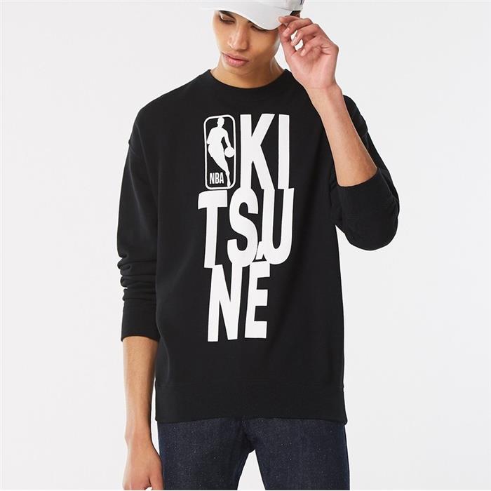 Maison Kitsune NBA Collaboration Logo Sweatshirt