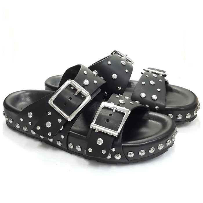 Alexander Mcqueen Men's Studded Sandals 510443 WHRV4 1081