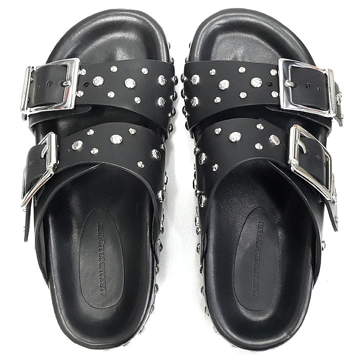 Alexander Mcqueen Men's Studded Sandals 510443 WHRV4 1081