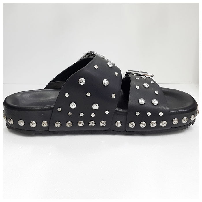 Alexander Mcqueen Men's Studded Sandals 510443 WHRV4 1081