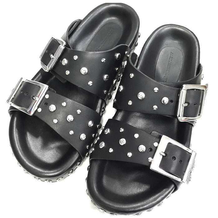 Alexander Mcqueen Men's Studded Sandals 510443 WHRV4 1081