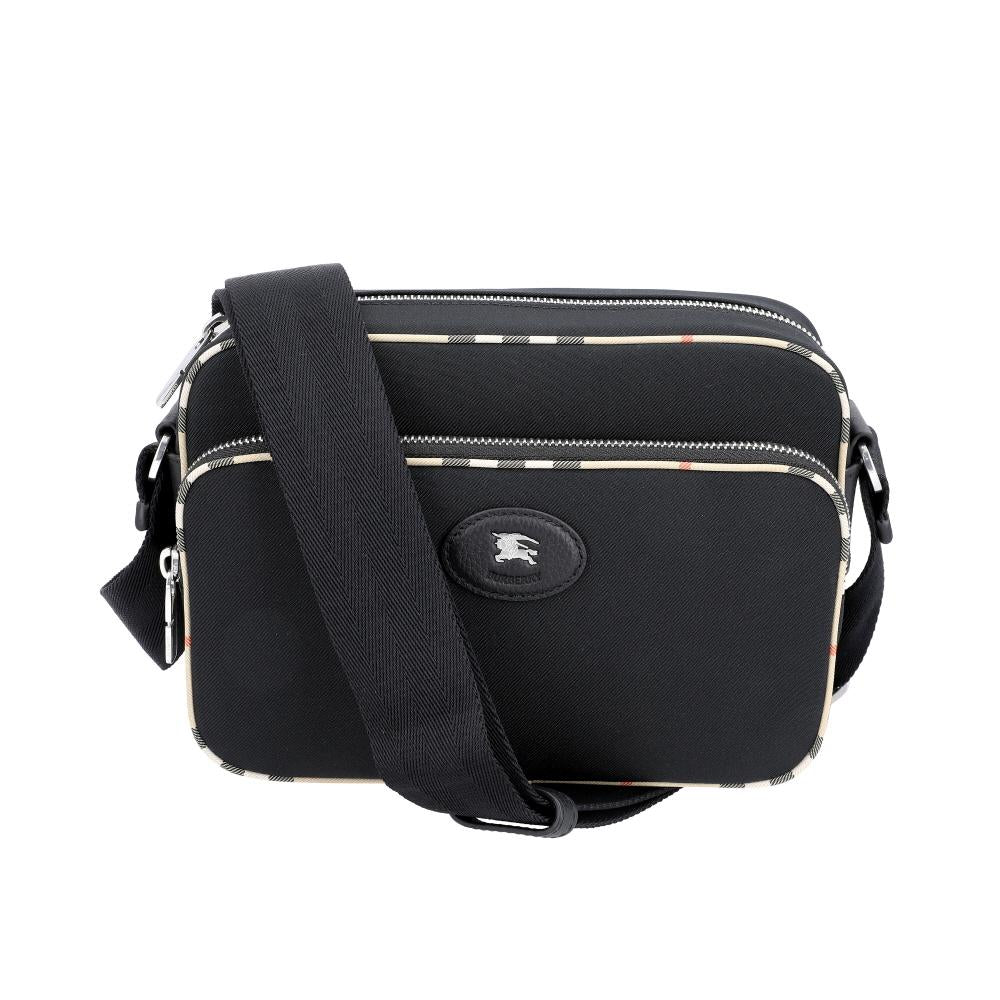 BURBERRY Check Stamp Crossbody Hip Bag for Men 8127569 A1189
