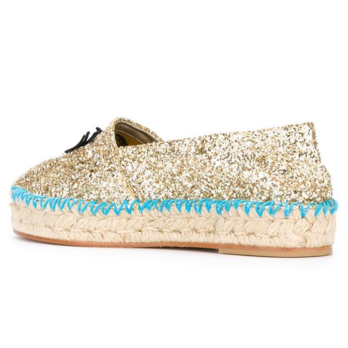 Chiara Ferragni Glitter Espadrille Flats CF892