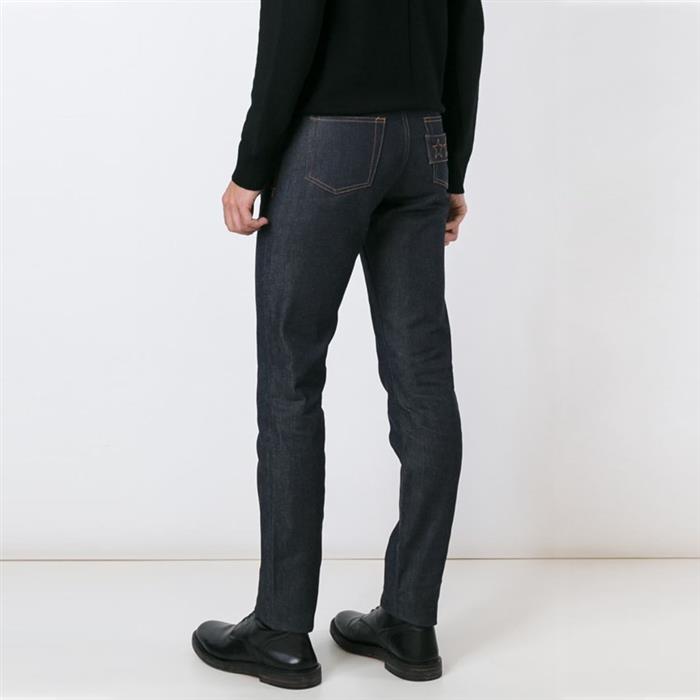 GIVENCHY Embroidered Star Patch Denim Jeans for Men 16F0903470