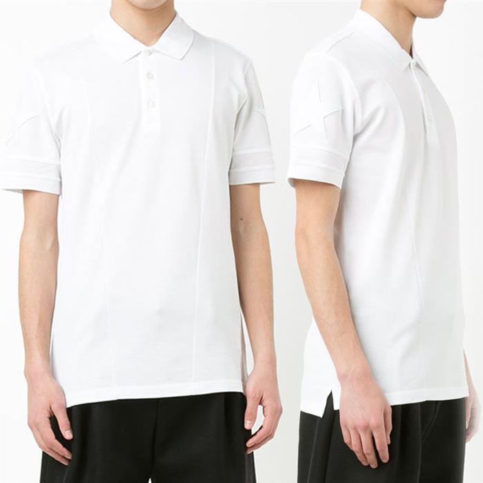 GIVENCHY Men's Star Patch Pique Polo Shirt 17S71 21700