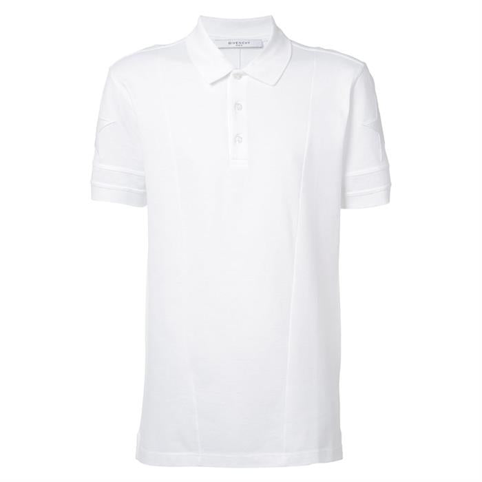 GIVENCHY Men's Star Patch Pique Polo Shirt 17S71 21700