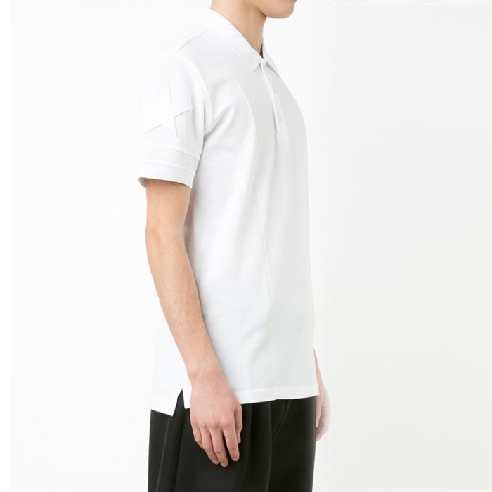 GIVENCHY Men's Star Patch Pique Polo Shirt 17S71 21700
