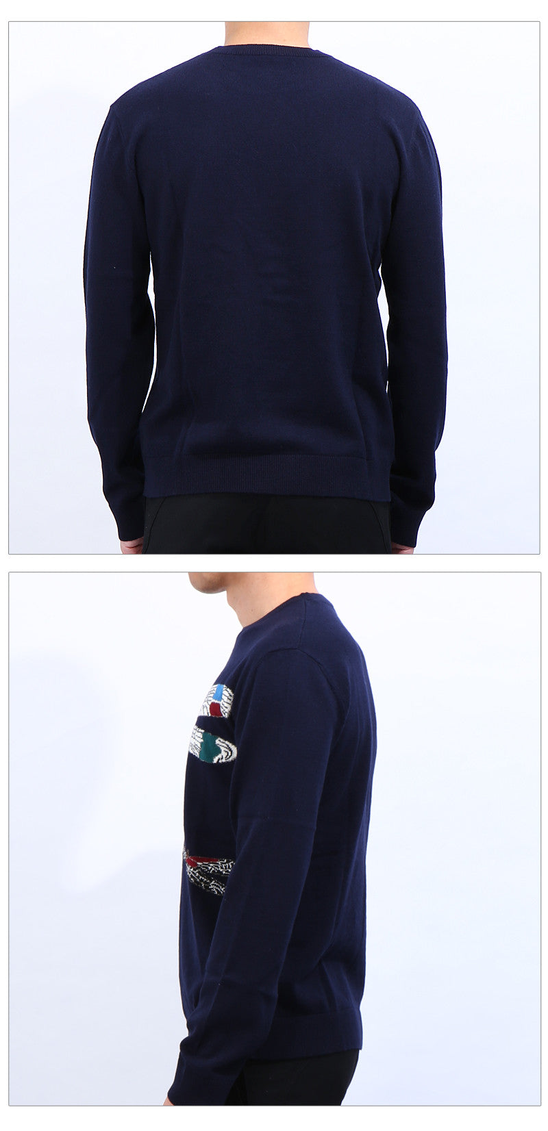 VALENTINO Dragonfly Cashmere Men's Crewneck Sweater KC27W ZA4