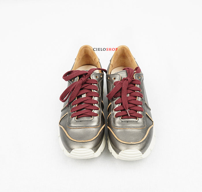 buttero Carrera Graphite Unisex Low Top Sneakers B8170 BIB