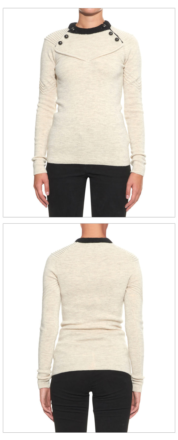 Isabel Marant Women's Crewneck Knit Pullover Sweater PU0390 23EC