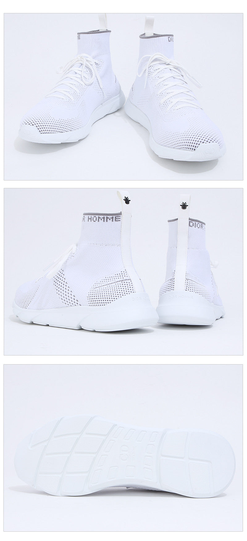 DIOR Homme Adonis High Top Sock Sneakers 3SN224 YAE 068