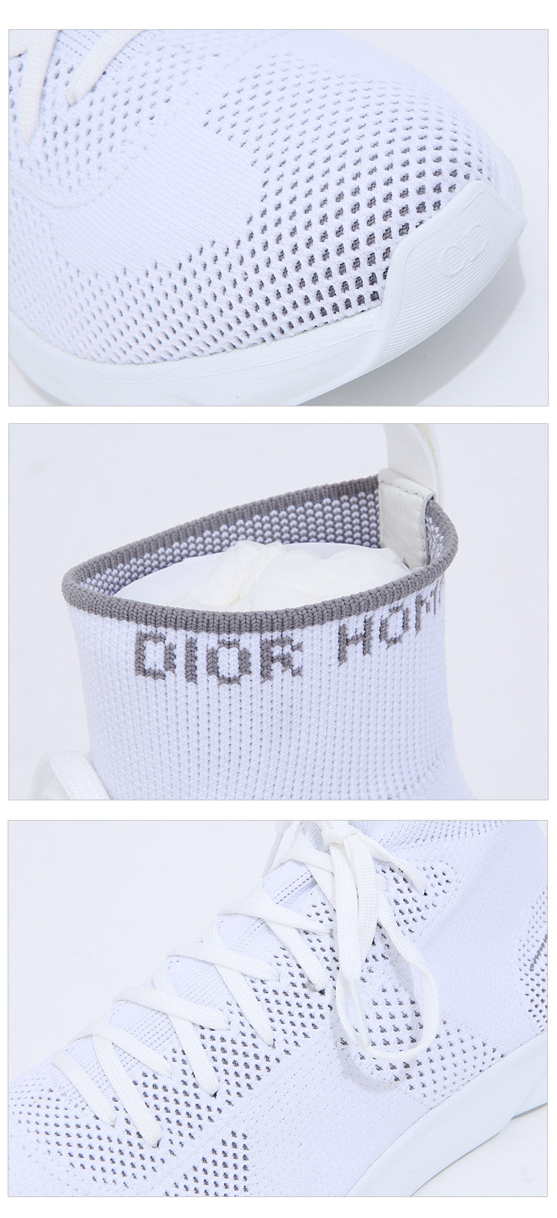 DIOR Homme Adonis High Top Sock Sneakers 3SN224 YAE 068