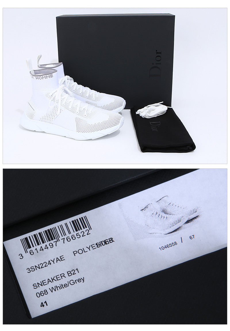 DIOR Homme Adonis High Top Sock Sneakers 3SN224 YAE 068