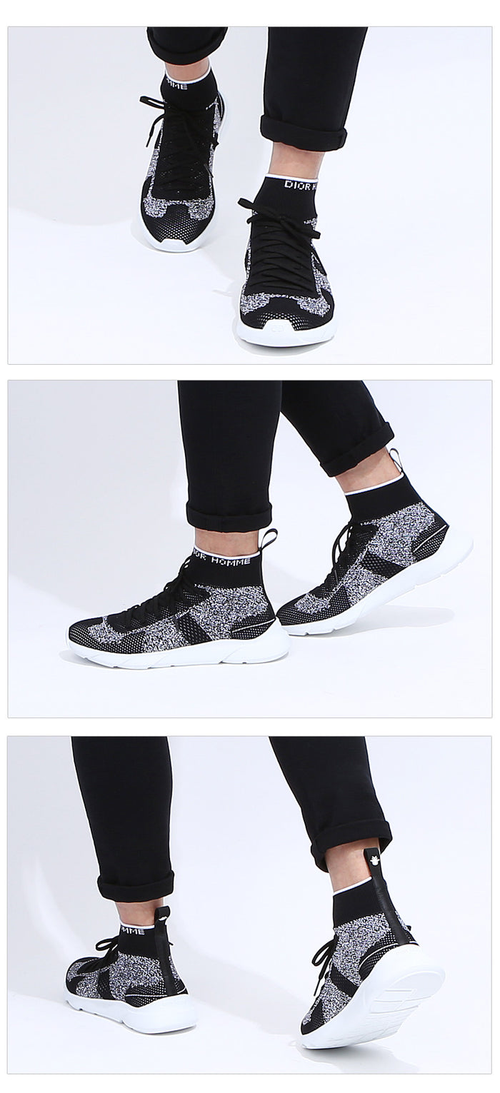 DIOR Adonis Homme Sock High-Top Sneakers White